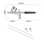 Dual-Action Airbrush Gun 25252