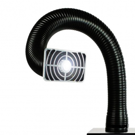 HealthyAir LED Light W/Rectangular Grill Black HA-LED-GR-3