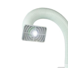 HealthyAir LED Light W/Rectangular Grill White HA-LED-GR-3