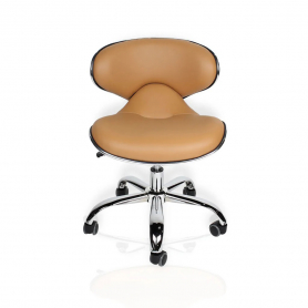J&A Euro Pedi/Mani Stool - Mocha -  Low Piston
