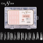 Cre8tion Nail Building Tip Mold 288pcs Mix Shapes 15542