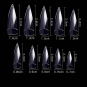 Cre8tion Nail Tips 500pcs 09 Clear Super Curve Stellito15145