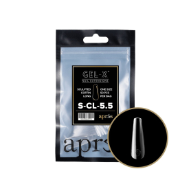 Apres Gel-X Individual Tips Sculpted Coffin Long 50PK SCL5.5