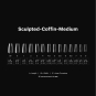 Apres Gel-X Tips Sculpted Coffin Medium 50PK SCM4.5 40684