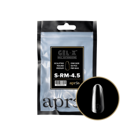 Apres Gel-X Tips Sculpted Round Medium 50PK SRM4.5 40698