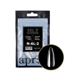 Apres Gel-X Soft Gel Tips Natural Almond Long Refill N-AL-2