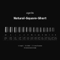 Apres Gel-X Soft Gel Tips Natural Square Short 280Pcs 41191