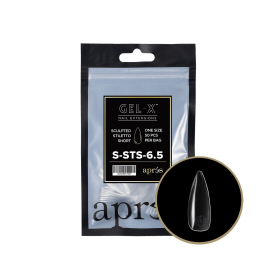 Apres Gel-X Tips Sculpted Stiletto Short Refill Bag SSTS6.5
