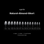 Apres Ombre Gel-X Tips Natural Almond Short Refill NAS6.5