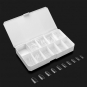 Apres Gel-X&trade; French Manicure Tips Natural Square Med 73387