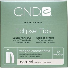 CND Eclipse Tips Natural 50 pk Size 10 #16810