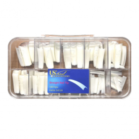 USN Straight Nails Tips Size 0-10 In Box  540 Tips USN318