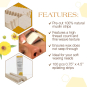 Gigi Petite Natural Muslin Strips .75"x4.5" 100 Strips #0625