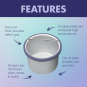 Satin Smooth Removable Metal Insert Pot SS814140