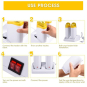 Silk-B Depilatory Double Wax Heater W/Base, CSA Approve DHD: