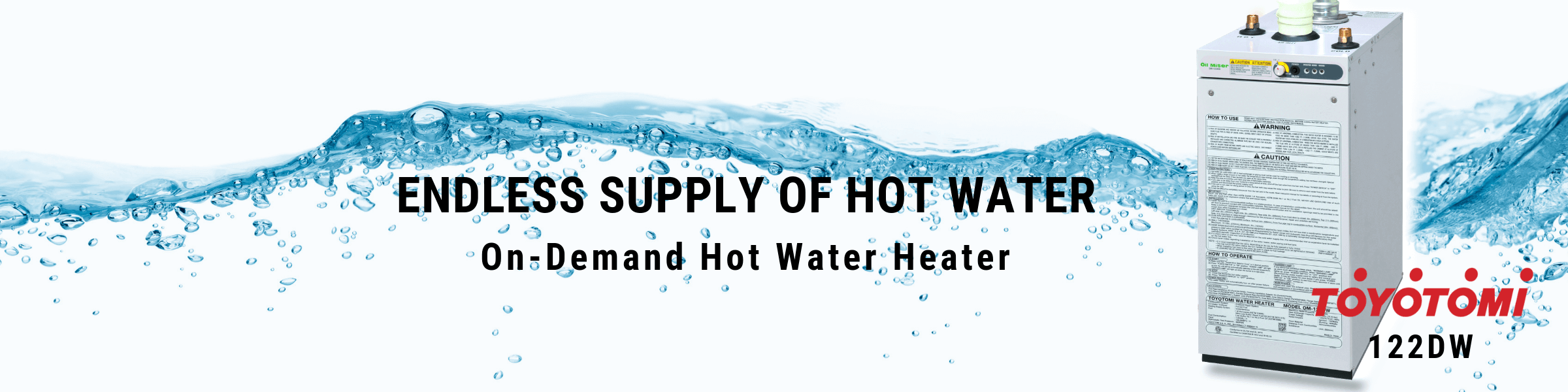 Toyotomi OM-122DW Water Heater