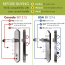 ML Lever Set With Keyed Deadbolt (4 Posts)