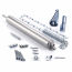 Heavy Storm Door Closer with Chain & Wide Jamb Bracket
