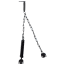 Bundle Light Storm Door Closer with Wind Chain, Black