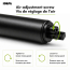 Kit ferme-porte lourd pour contre-porte avec poign&eacute;e &agrave; tirer DX, noir