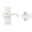 Kit de ferme-porte Heavy Storm avec poign&eacute;e &agrave; levier GL, blanc