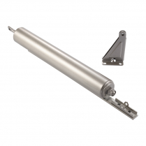 Ferme-porte lourd pour contre-porte avec barre de torsion, aluminium