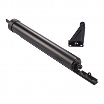 Quick-Hold Door Closer, Extra-Heavy Duty, Black