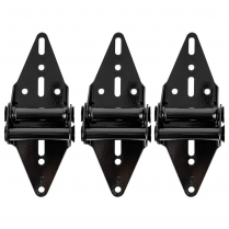 Discontinu&eacute; : Charni&egrave;re pour porte de garage n&deg; 2, noir (lot de 3)