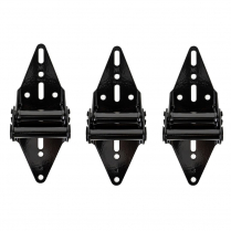 Discontinu&eacute; : Charni&egrave;re pour porte de garage n&deg; 3, noir (lot de 3)