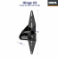 Discontinued: Garage Door Hinge No.3, Black (3-Pack)