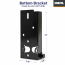 Discontinued: Garage Door Bottom Brackets, Black, Right And Left (6-Pack)