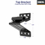 Discontinu&eacute; : Fixation sup&eacute;rieure pour porte de garage, noir (paquet de 3)