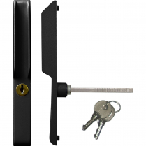 Unit&eacute; de verrouillage pour montage en surface de poign&eacute;e de porte patio mod&egrave;le BK802KBL, noir
