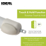 Standard Door Closer with Touch-N-Hold, White