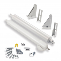 Top And Bottom Storm Door Closer Kit For Heavy Storm Doors, White