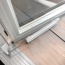 Bundle Heavy Storm Door Closer with Touch-N-Hold with GL Lever Handle Set, White