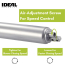 Ferme-porte standard pour contre-porte, aluminium