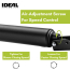 Bundle Standard Storm Door Closer with DX Pull Handle Set, Black