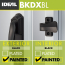 Bundle Standard Storm Door Closer with DX Pull Handle Set, Black