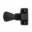 Ensemble de poign&eacute;e &agrave; bec-de-cane GL avec loquet int&eacute;rieur verrouillable, noir mat