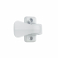 Ensemble de poign&eacute;e &agrave; bec-de-cane GL avec loquet int&eacute;rieur verrouillable, blanc