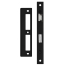 MC Mortise Lever Set With Keyed Deadbolt, Curved Lever, Matte Black