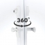 GL Storm Door Lever Set With Keyed Deadbolt Lock,White