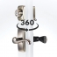 GL Storm Door Lever Set With Keyed Deadbolt Lock, Antique Brass