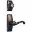 Discontinued: GL Storm Door Lever Set With Keyed Deadbolt Lock, Oil Rubbed Bronze