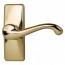 Discontinued: Gl Storm Door Lever Set With Deadbolt Lock, Bright Brass