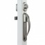 DX Pull Handle Set With Keyed Deadbolt, Satin Nickel