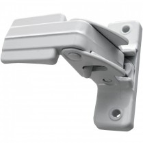 Discontinu&eacute; : loquet de remplacement pour porte anti-temp&ecirc;te et moustiquaire, blanc