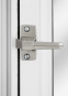 Loquet int&eacute;rieur pour contre-porte ZD, argent