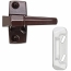 Loquet int&eacute;rieur pour contre-porte ZD, brun